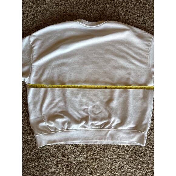 NBA Los Angeles Lakers Baggy Large White Crewneck Sweatshirt - Picture 6 of 8